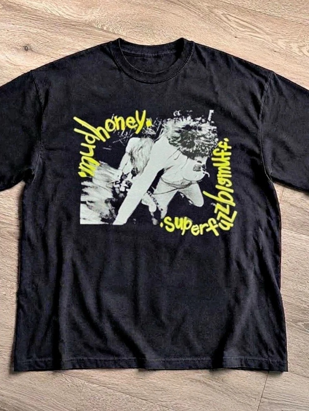 Mudhoney Superfuzz Bigmuff T-Shirt Graphic Tee in Black